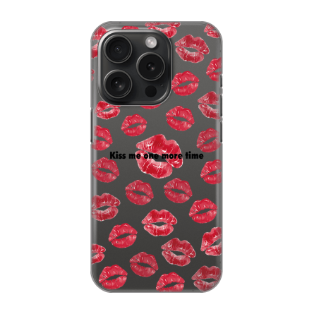 Silikonska Maskica za iPhone 16 Pro Max - Kiss Me One More Time 242183