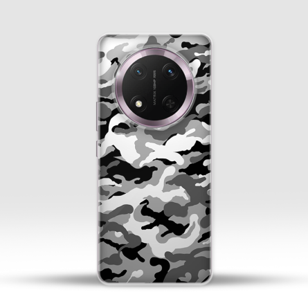 Silikonska Maskica za Honor Magic 7 Lite - Camouflage - siva 247566