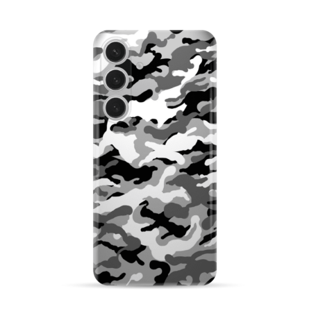 Silikonska Maskica za Galaxy S24 FE - Camouflage - siva 243729