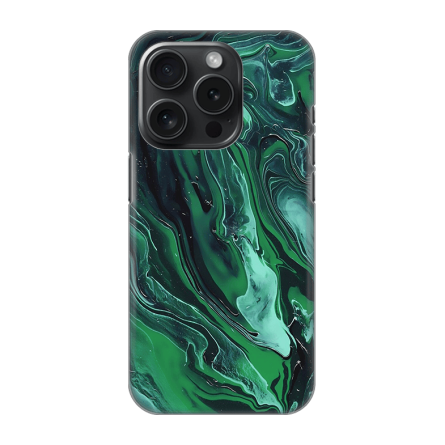 Silikonska Maskica za iPhone 16 Pro - Liquid Green 242186