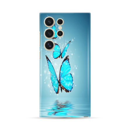 Silikonska Maskica za Galaxy S24 Ultra - Blue Butterfly 234361