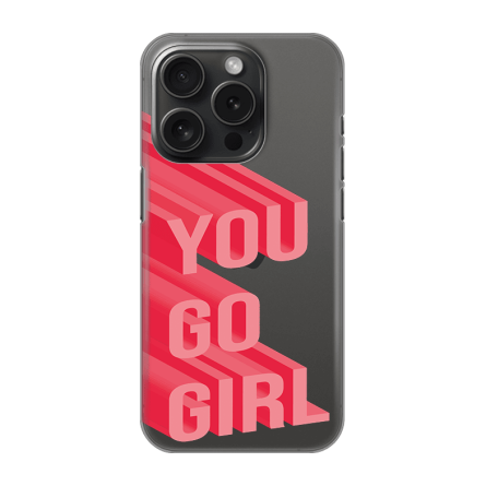 Silikonska Maskica za iPhone 16 Pro - You Go Girl 242239