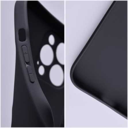 iPhone 11 - Crna silikonska maskica s rupom za logo 222377