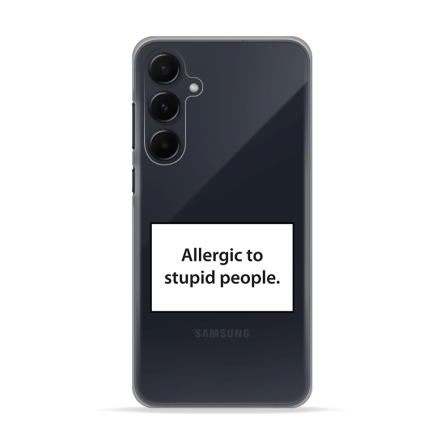 Silikonska Maskica za Samsung Galaxy A35 - Allergic to Stupid People 231733