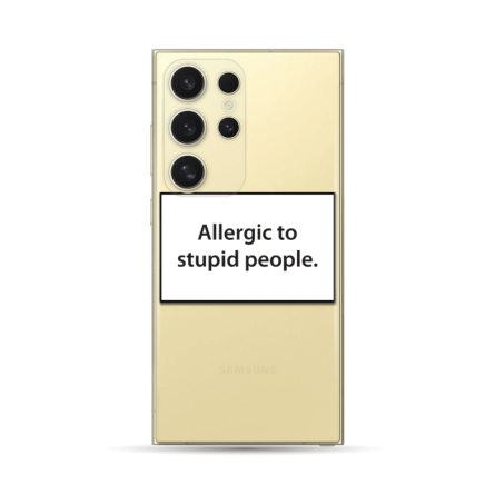 Silikonska Maskica za Galaxy S24 Ultra - Allergic to Stupid People 234405
