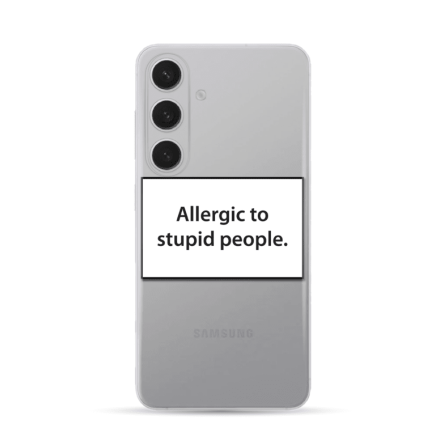 Silikonska Maskica za Galaxy S24 - Allergic to Stupid People 233880