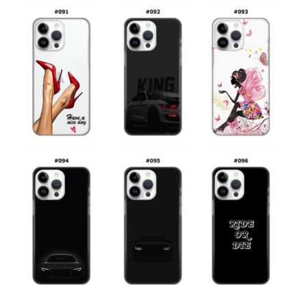 Silikonska Maskica za iPhone 15 Pro Max - Šareni motivi 242488