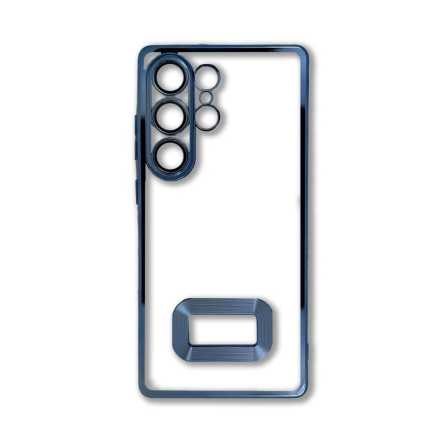 Kromirana prozirna maskica za Samsung Galaxy S25 Ultra - Plava 265138