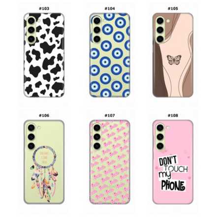 Silikonska Maskica za Galaxy S23 Plus - Šareni motivi 266159