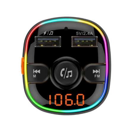 Transmiter FM MP3 Bluetooth 5.0 - TF Čitač kartica - 2xUSB - QC 3.0 221519