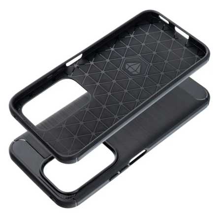 Silikonska Carbon Maskica za Honor 200 Lite - Crna 245260