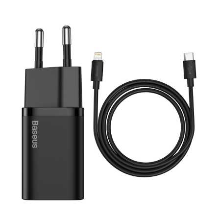 Baseus punjač Super Si PD 20W 1xUSB-C + USB-C na Lightning kabel - više boja 202423