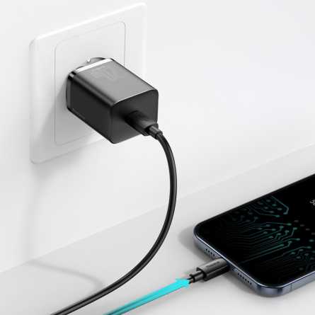 Baseus punjač Super Si PD 20W 1xUSB-C + USB-C na Lightning kabel - više boja 202424