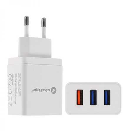 2.4A Dual Usb + 3.0A QC Adapter - Zidni punjač 137718