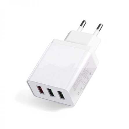 2.4A Dual Usb + 3.0A QC Adapter - Zidni punjač 137714