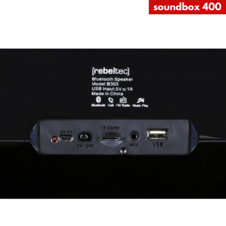 REBELTEC Bluetooth Zvučnik SoundTube 400 42854