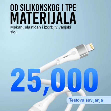 Wozinsky Type-C na Lightning kabel - 27W - 100cm 251661