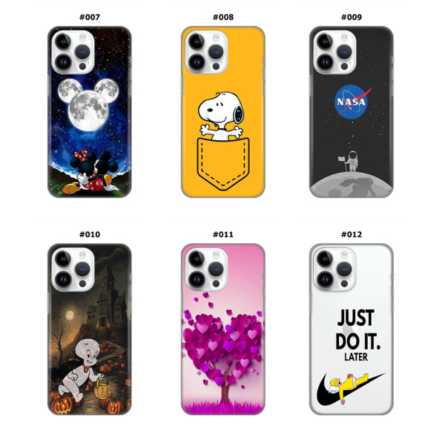 Silikonska Maskica za iPhone 15 Pro - Šareni motivi 214521