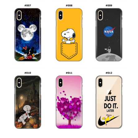 Silikonska Maskica za iPhone X/XS - Šareni motivi 211211