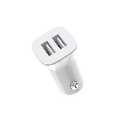 XO Autopunjač - 2x USB na Lightning kabel - 2.4A - 12W - više boja 202595