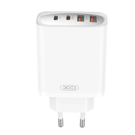 XO zidni punjač PD - 2x USB + 2x Type C - 45W 236212