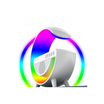 3u1 - Rainbow Light - Bluetooth zvučnik - bežični punjač- 10W 253997