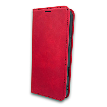 Smart Suede Preklopna Maskica za Honor 400 Smart / Honor X7d - Crvena 269068