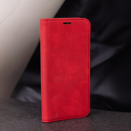 Smart Suede Preklopna Maskica za Honor 400 Smart / Honor X7d - Crvena 269070
