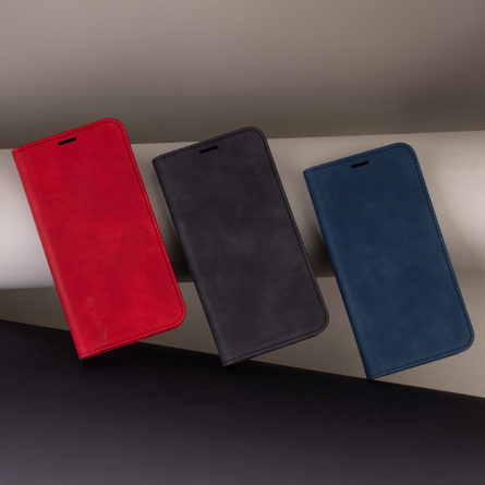 Smart Suede Preklopna Maskica za Honor 400 Smart / Honor X7d - Crna 269062