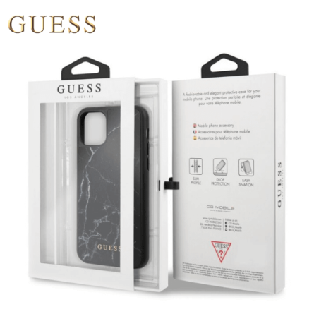 Mramorna GUESS maskica za iPhone 11 Pro - Crna 44158