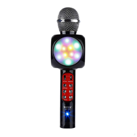 Karaoke mikrofon sa zvučnikom - Crni 222952