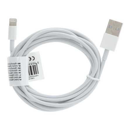 USB na Lightning Punjački/Data kabel 2m - Bijeli 131648
