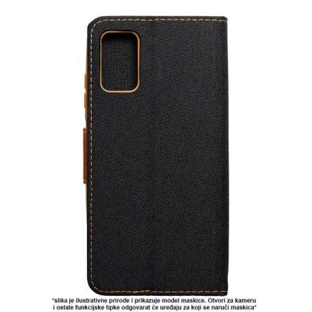 Canvas preklopna maskica za Samsung Galaxy A55 - Crna 245304