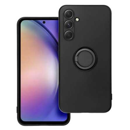 Silicone Ring Maskica za Samsung Galaxy A55 - Crna 257119