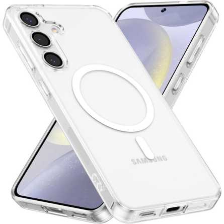 MagSafe Prozirna Silikonska maskica za Samsung Galaxy S24 Plus 266047