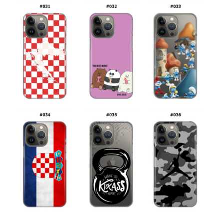 Silikonska Maskica za iPhone 13 Pro Max  - Šareni motivi 208978