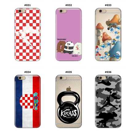 Silikonska Maskica za iPhone 6/6s - Šareni motivi 211990