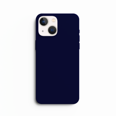 iPhone 14 - Mekana Silikonska Maskica - Tamno plava 220450