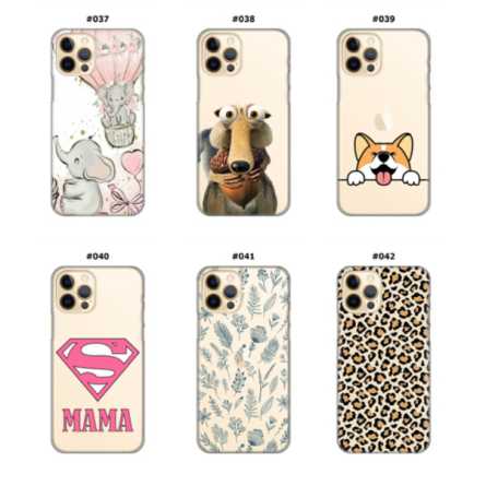 Silikonska Maskica za iPhone 12 Pro  - Šareni motivi 209876