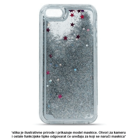 Liquid Glitter Stars Silikonska Maskica za iPhone X/XS - Više boja 224224