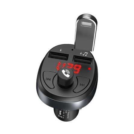 HOCO E41 Bluetooth FM odašiljač i USB adapter - crni 182181