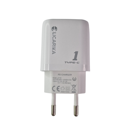Licarika putni zidni punjač / adapter USB Type C 18W 201972