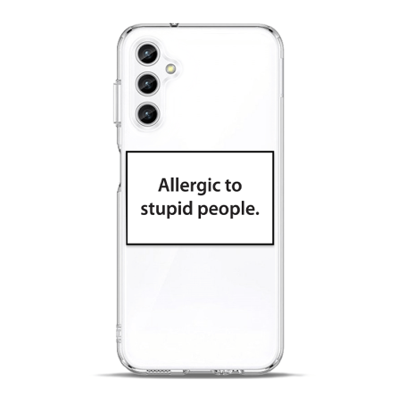 Silikonska Maskica za Galaxy A25 - Allergic to Stupid People 234567