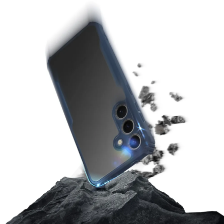 Defender prozirna maskica s plavim rubom za Samsung Galaxy A35 255990