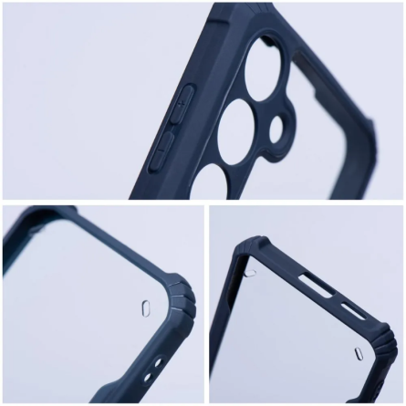 Defender prozirna maskica s plavim rubom za Samsung Galaxy A35 255991