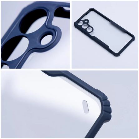 Defender prozirna maskica s plavim rubom za Samsung Galaxy A35 255992