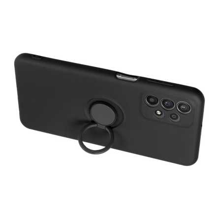 Silicone Ring Maskica za Samsung Galaxy A55 - Crna 245292