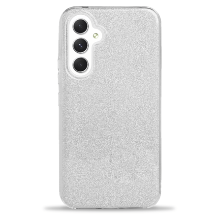 3u1 Glitter Maskica za Samsung Galaxy S25 - srebrna 246363
