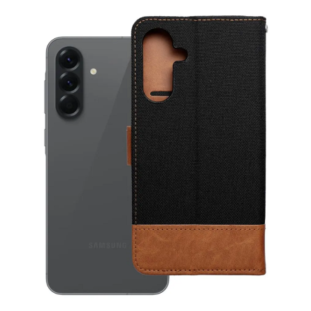 Jeans preklopna maskica za Samsung Galaxy A56 - Crna 268068