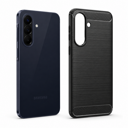 Silikonska Carbon Maskica za Samsung Galaxy A27 - Crna 269296